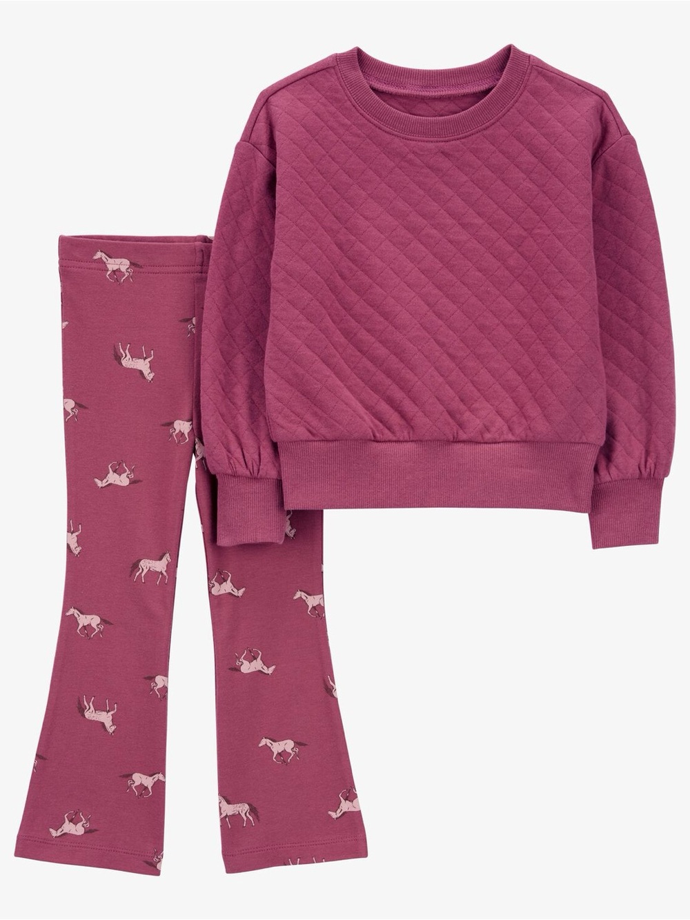 CARTER’S Toddler 2-Piece Quilted Top & Legging Set 4T